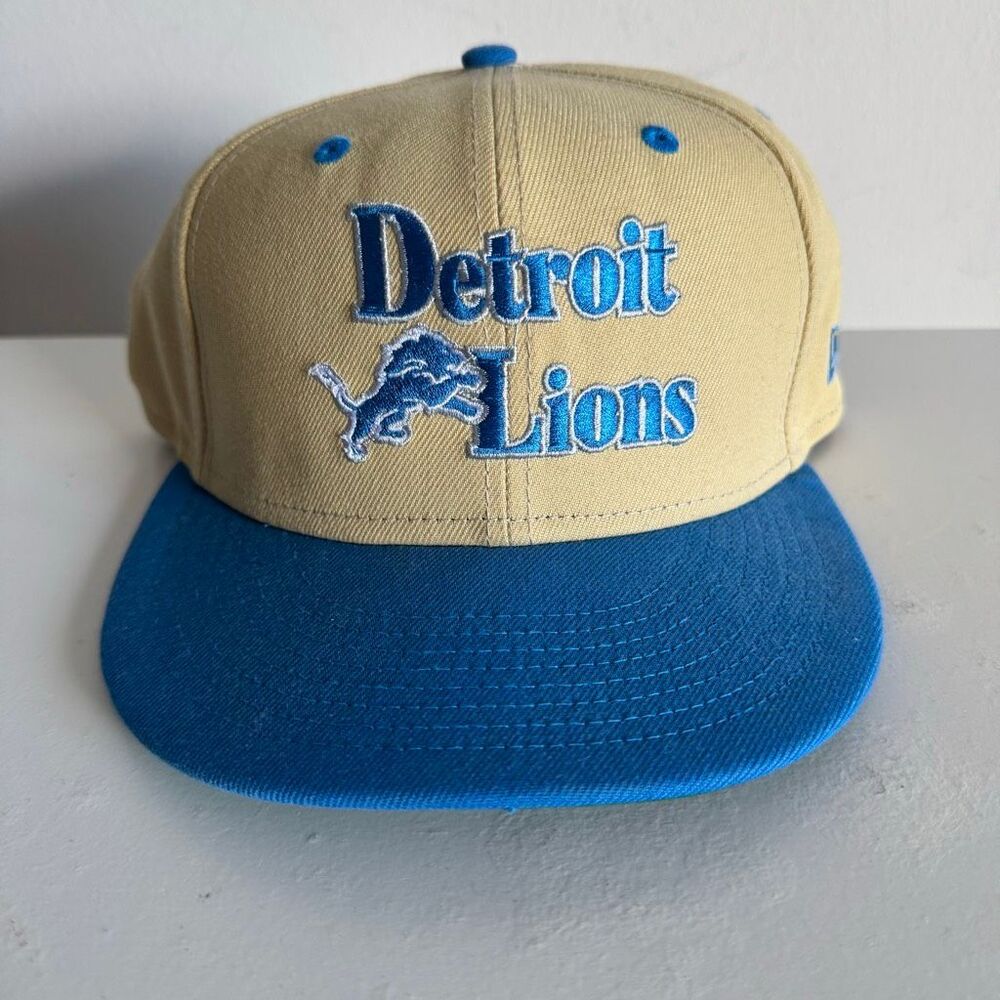 New Era Detroit Lions 9Fifty Snapback Cap With Blue Logo NEW